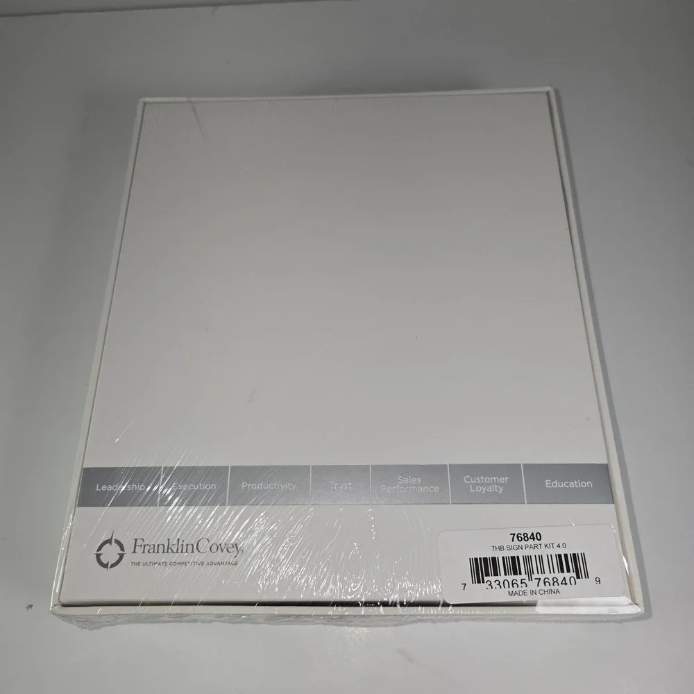 New Sealed Franklin‎ Covey 7 Habits of Highly Effective People Edition Planner